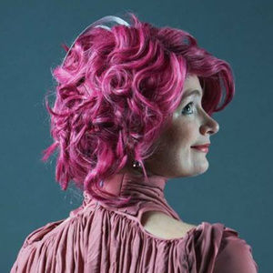 Raspberry Pink Curly Wig
